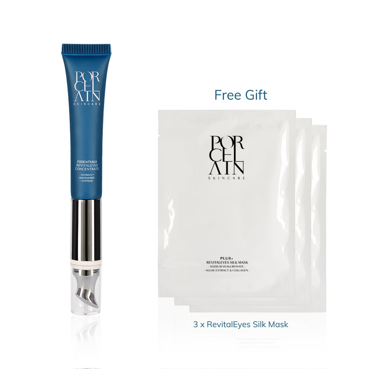Enhance Your Glance + 3 pc RevitalEyes Silk Mask ($185 value)